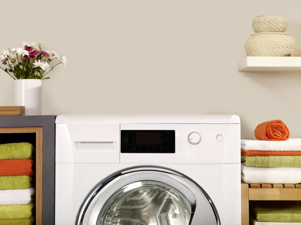 cuarto de lavado - towel indoors single object simplicity fotografías e imágenes de stock