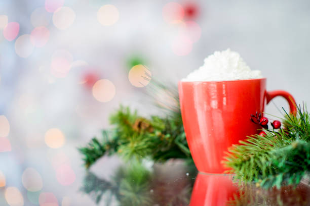istock Mug of hot cocoa at Christmas time 1071815366