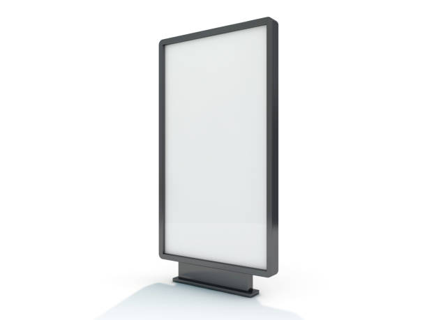 istock Mock up. Blank billboard outdoor advertising, public information board. 3D 1071824542
