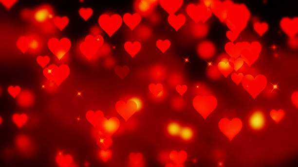 istock Red heart shapes Background 1071826320