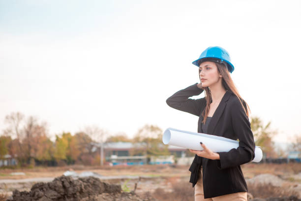 istock Beautiful female landscape architect 1071832306