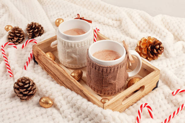 istock Hot chocolate. Comfort warm drink for cold winter 1071832388