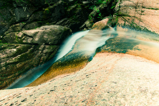 Waters of White Mountain National Park Long exposure of water in White Mountain National Park New Hampshire. loudon stock pictures, royalty-free photos & images