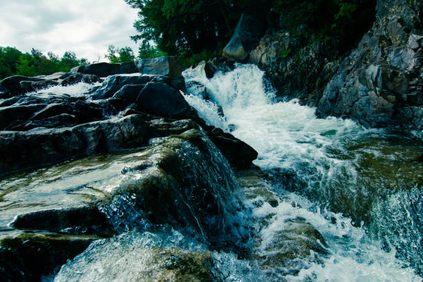 Waters of White Mountain National Park Photo of water in White Mountain National Park New Hampshire. loudon stock pictures, royalty-free photos & images