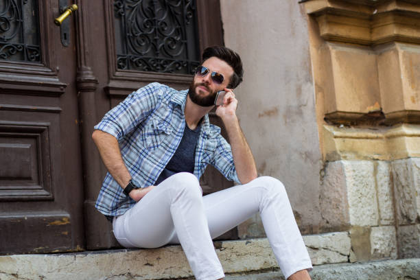 istock Casual Guy With The Phone 1071908210