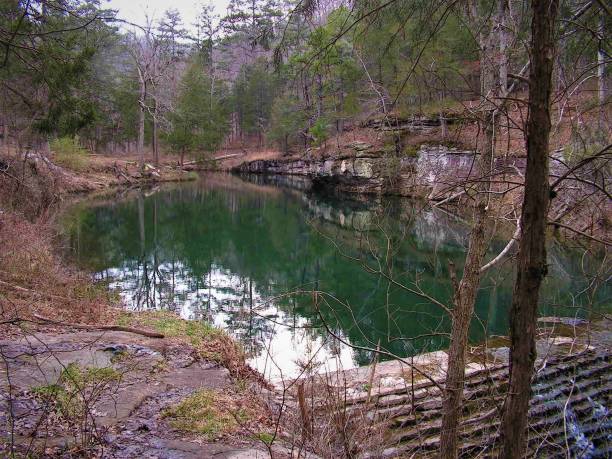 istock CCC (Civilian Conservation Corps) built Gunner Pool USFS Recreation Area, Arkansas 1071913640