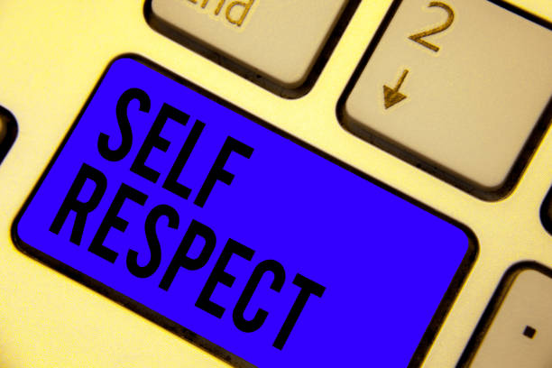 istock Handwriting text Self Respect. Concept meaning Pride and confidence in oneself Stand up for yourself Keyboard blue key Intention create computer computing reflection document. 1071916046