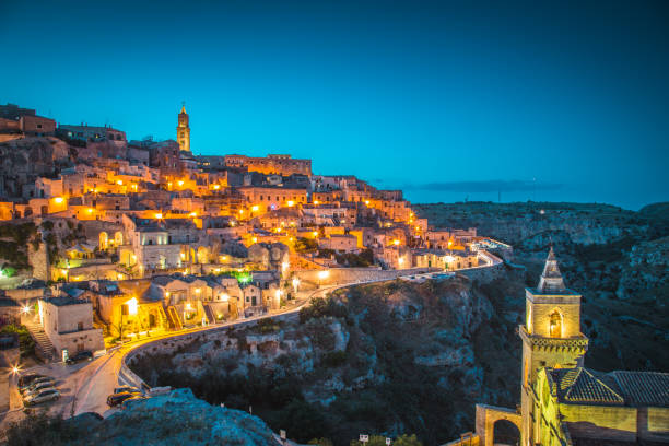 istock Sassi di Matera at twilight, Basilicata, Italy 1071929450