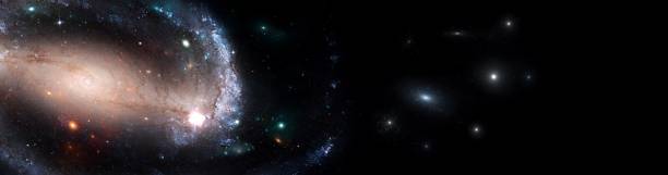 istock Planets and galaxy, cosmos, physical cosmology, science fiction wallpaper. 1071945594