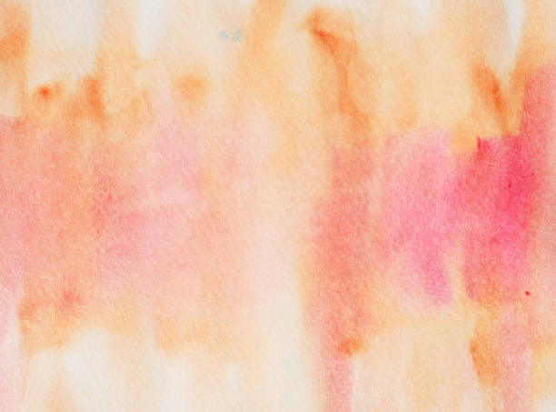 istock Abstract background by hand drawn brown with orange and red color  liquid drip 1071969004