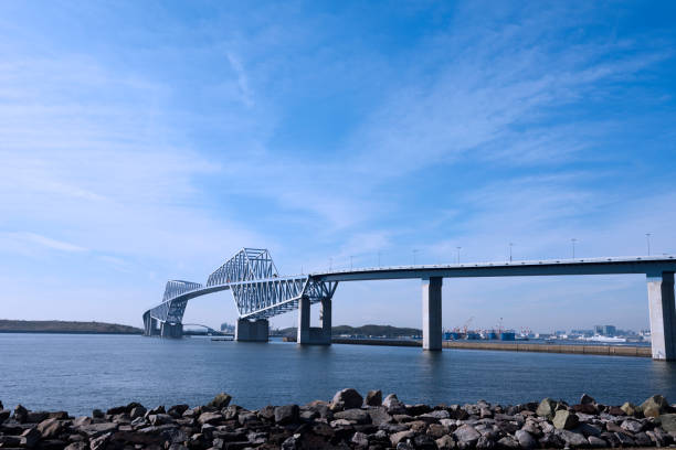 istock Tokyo Gate Bridge and Tokyo Bay Area 1071974982