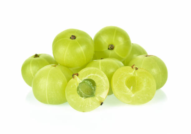 istock Indian gooseberry isolated on white background 1071979978