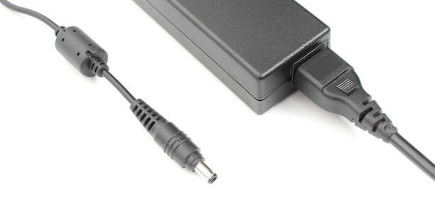istock Black charger for computer, laptop or other equipment 1071998778