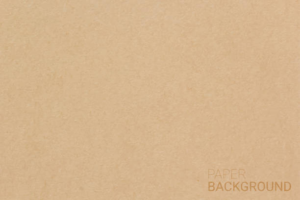 braunem papier textur hintergrund. vector illustration eps 10. - packpapier stock-grafiken, -clipart, -cartoons und -symbole