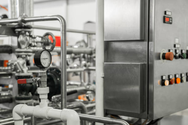 istock equipment at the milk factory 1072005298
