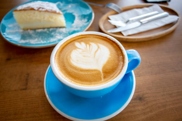 istock Cup of coffee with beautiful Latte art 1072024430