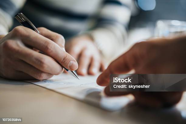Sign Here Please Stock Photo - Download Image Now - Contract, Signing, Document