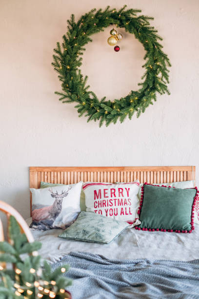 istock Rustic room decoration Christmas parties gift boxes 1072038124