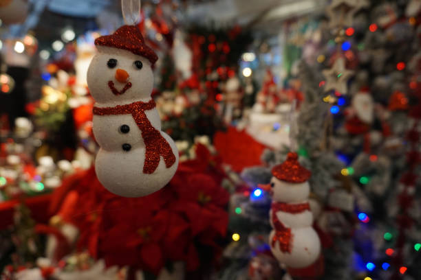 istock christmas tree decorations at street market 1072040590