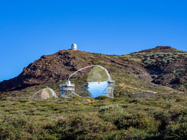 istock Observatory on a mountain above the clouds in La Palma, Spain 1072042780