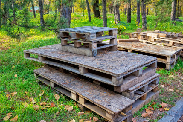 istock Wooden podium or platform parts 1072042924