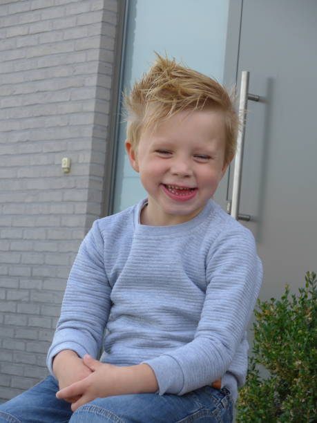 istock Five year old rebel boy portrait 1072044408