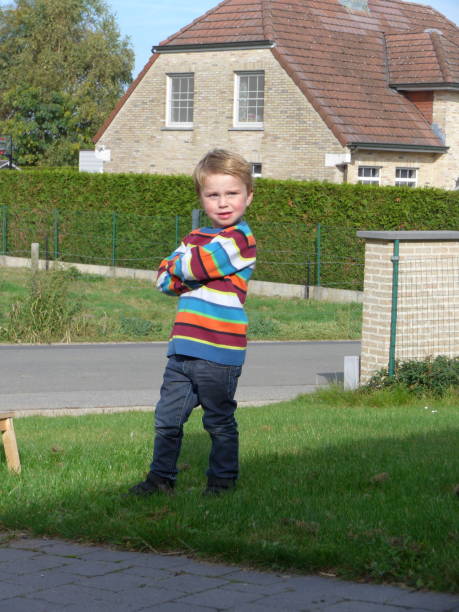 istock Three year old rebel boy portrait 1072045116