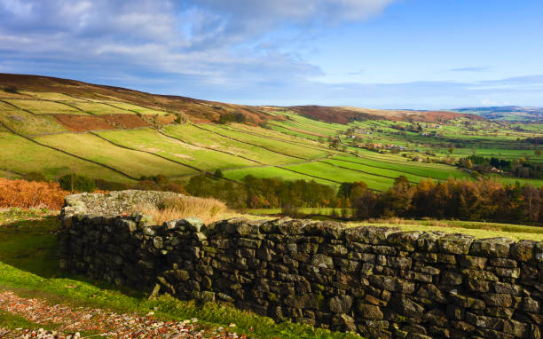 istock Valley bathed in autumn colours, Glaisdale, Yorkshire, UK. 1072058676