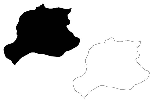 Bayburt map vector Bayburt (Provinces of the Republic of Turkey) map vector illustration, scribble sketch Bayburt ili map bayburt stock illustrations