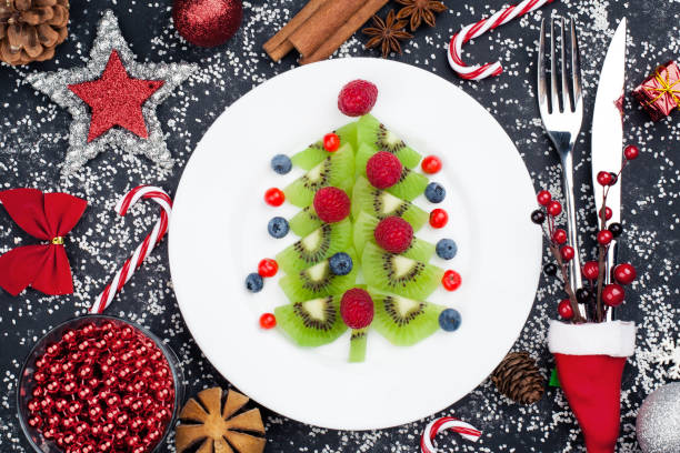 istock Healthy Christmas dessert snack breakfast for kids 1072067708