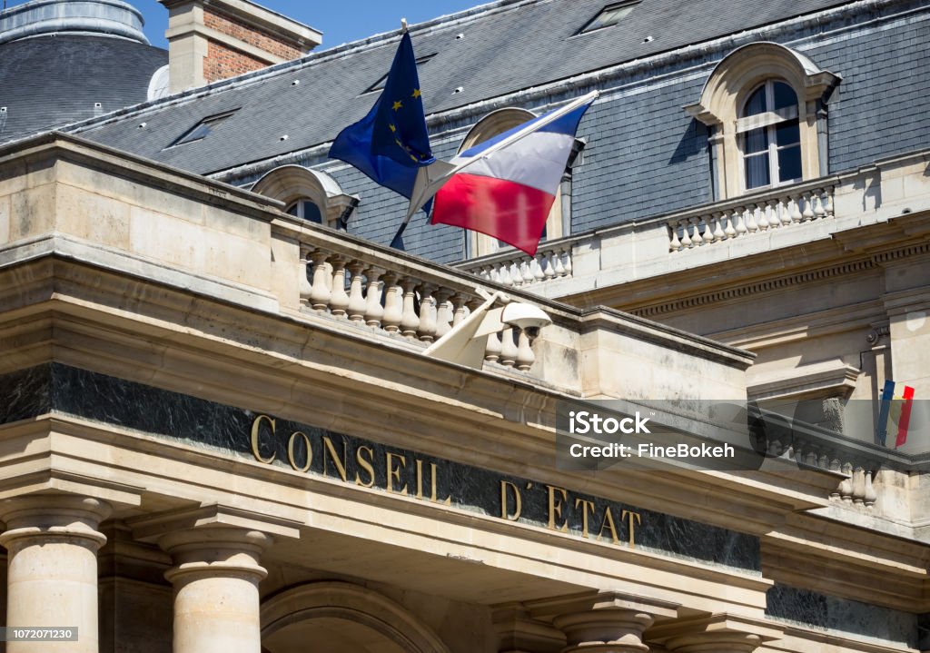 "Conseil d'état" sitting in Paris The "Conseil d'état" is a french institution sitting in Paris Government Stock Photo