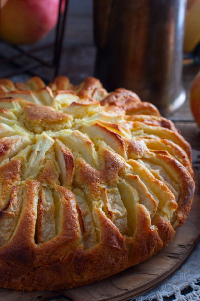 istock Cornish apple pie, traditional English pastries 1072082234