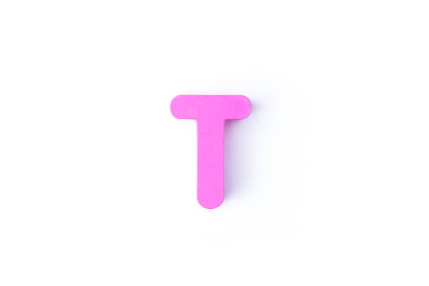 istock T letters in English on a white background. 1072088376