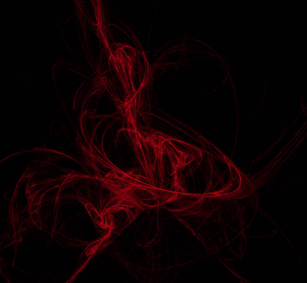 istock Red fractal on black background. Fantasy fractal texture. Digital art. 3D rendering. Computer generated image. 1072092066