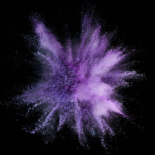 istock Colored powder explosion. Abstract closeup dust on backdrop. Colorful explode. Paint holi 1072094374