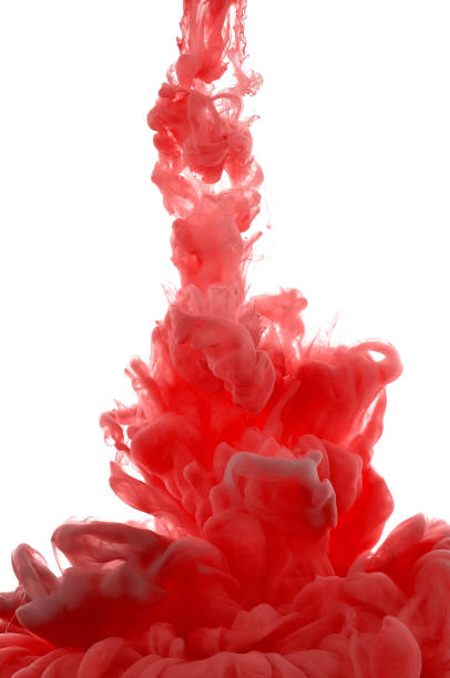 istock Ink in water. Splash paint mixing. Multicolored liquid dye. Abstract background color 1072095734