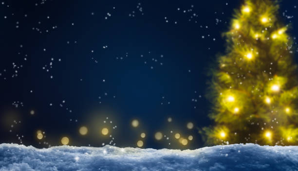 istock shiny blurred christmas tree in the night 1072102646
