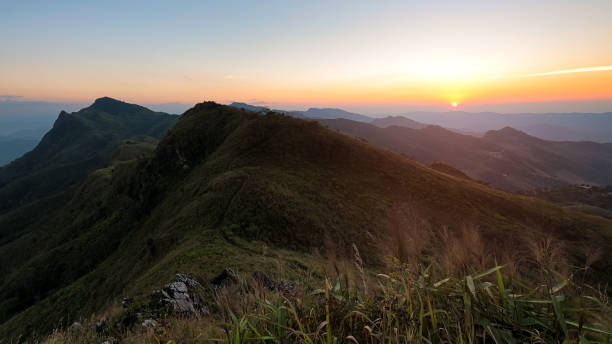 istock Sunset landscape. Countryside. 1072115462