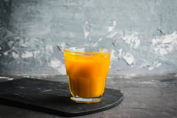 istock Refreshment and healthy autumn pumpkin drink. 1072116088