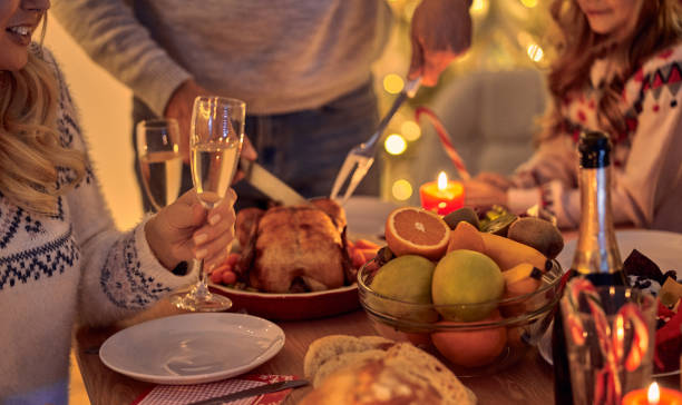 istock Christmas family dinner 1072123250
