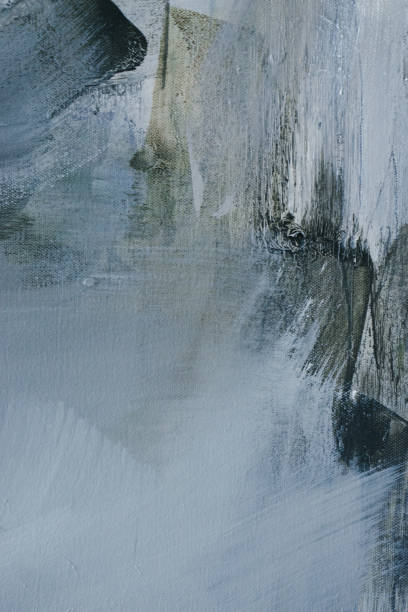 Oil paint on canvas detail