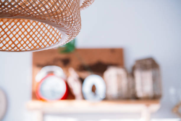 istock Wicker lamp. Concept for house light 1072131970