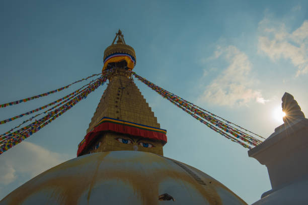 istock Bodnath (Boudha) Stupa, Kathmandu Nepal - the worlds largest Buddhist Stupa. 1072135432