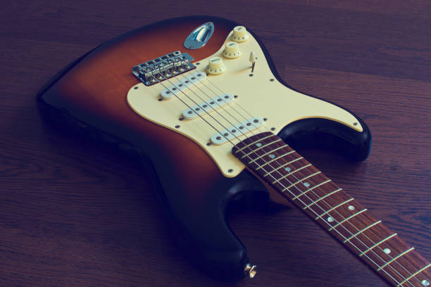 istock Electric guitar closeup 1072136420
