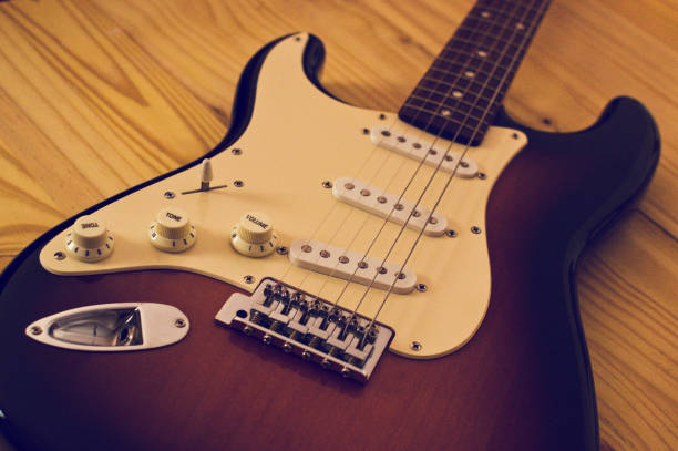istock Electric guitar closeup 1072136494