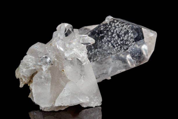 istock Macro mineral stone rhinestone on a black background 1072143716