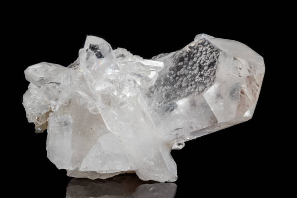 istock Macro mineral stone rhinestone on a black background 1072143844