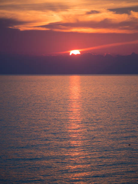 istock Wonderful sunset on the sea. 1072154316