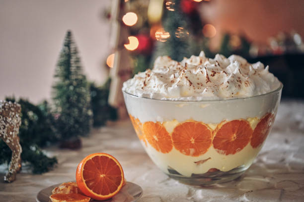 istock Christmas Eggnog Orange Trifle 1072175952