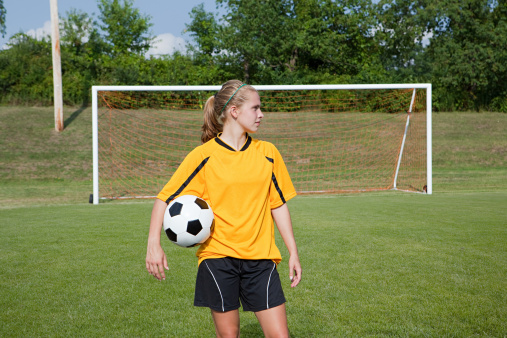 Portrait of a Teenage Soccer player